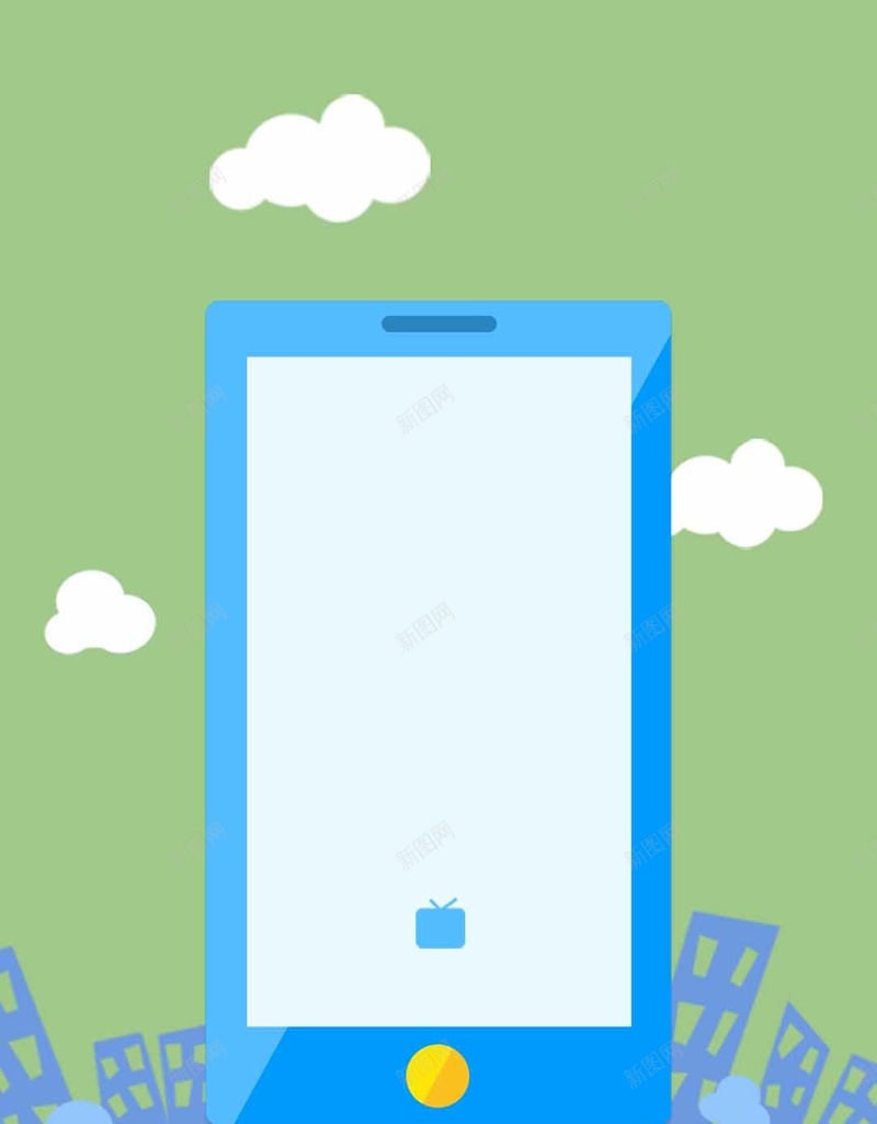 绿色小清新手机PSD分层H5背景素材psd设计背景_88icon https://88icon.com 小清新 商业 手机 绿色 APP端 活动PSD分层H5背景素材