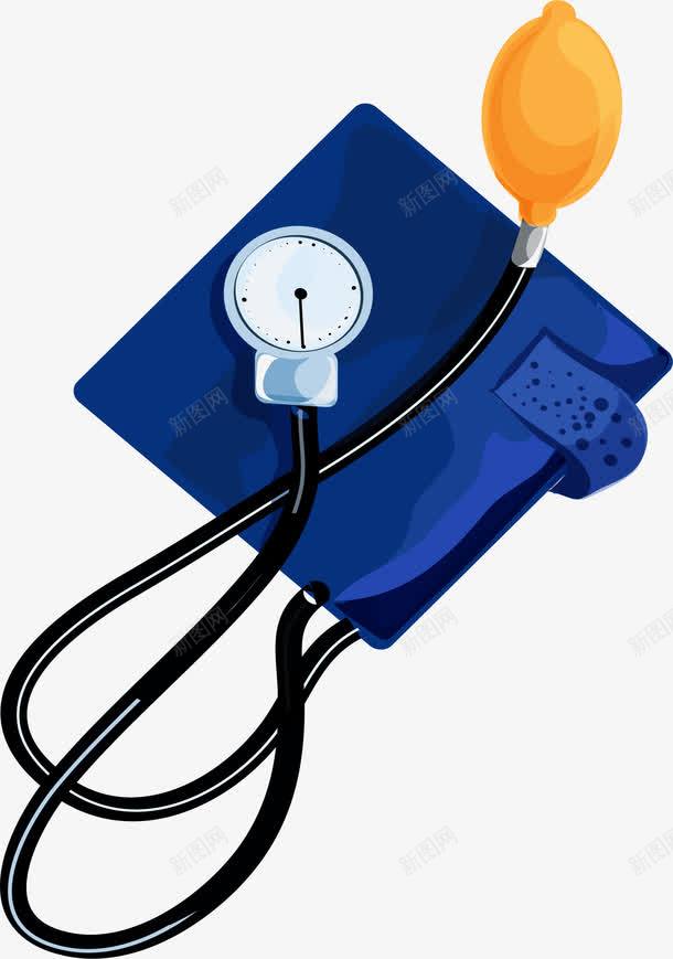 卡通测血压仪器器材png免抠素材_88icon https://88icon.com 医疗用品 测血压 血糖仪 卡通 矢量图案 器材