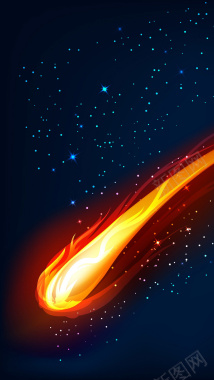 火焰星空背景背景