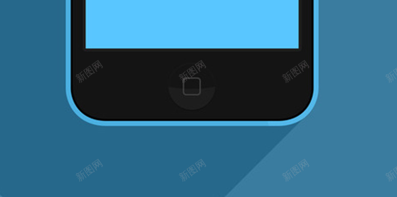 蓝色苹果手机背景图jpg设计背景_88icon https://88icon.com 蓝色 手机 仿真 苹果 屏幕 扁平 渐变 几何