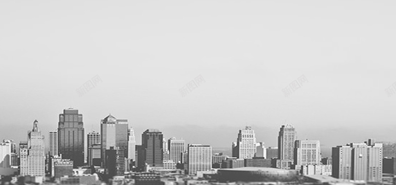 灰色背景的城市建筑背景