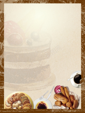 蛋糕甜品海报展板背景素材背景