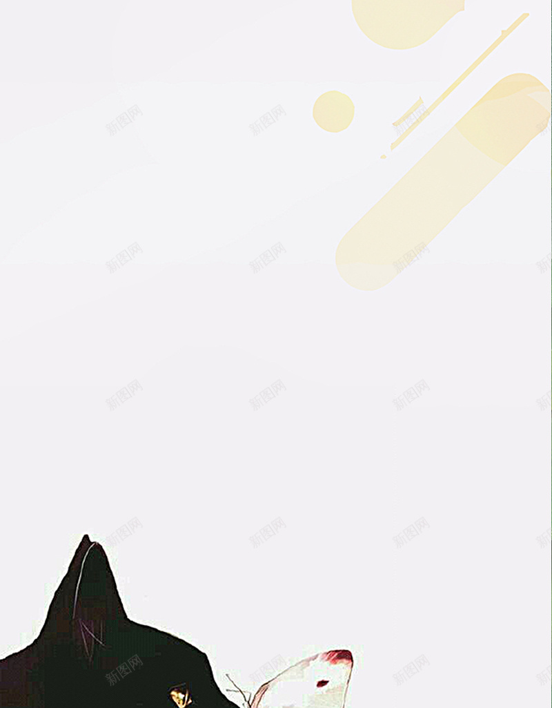 卡通可爱猫咪插画平面广告jpg设计背景_88icon https://88icon.com 卡通背景 平面广告 可爱 插画 猫咪 蝴蝶 简约背景 简洁