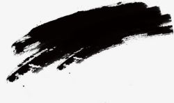黑色水墨风效果黑色图素材