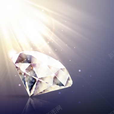 质感光效钻石广告宣传海报背景素材背景