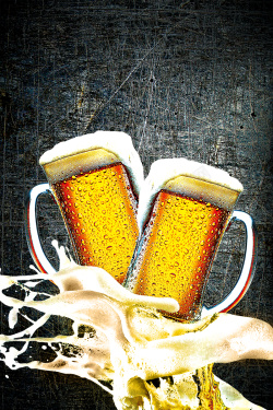 畅饮一夏啤酒狂欢节餐饮海报高清图片