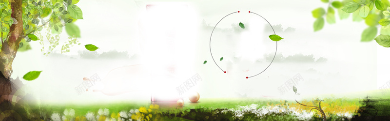 护肤品清新背景psd设计背景_88icon https://88icon.com 化妆品 护肤品 促销 奇幻 梦幻 面膜 海报banner 浪漫