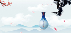酿酒文化中国风酒文化展板高清图片