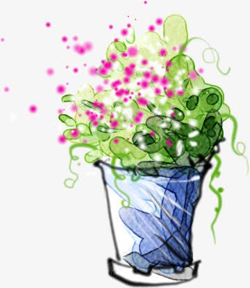 合成效果水彩盆栽效果png免抠素材_88icon https://88icon.com 合成 水彩 盆栽 效果