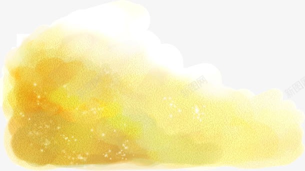 创意黄色水彩云效果图png免抠素材_88icon https://88icon.com 效果图 黄色创意 彩云 创意 水彩云