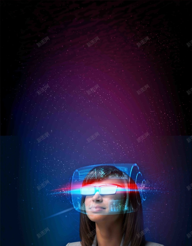 VR科技创意精品海报背景模板psd设计背景_88icon https://88icon.com 科技 创意 精品 海报 紫色大气 VR 宣传页 渐变 星空 炫酷
