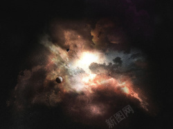 地球爆炸星空地球壁纸背景素材高清图片