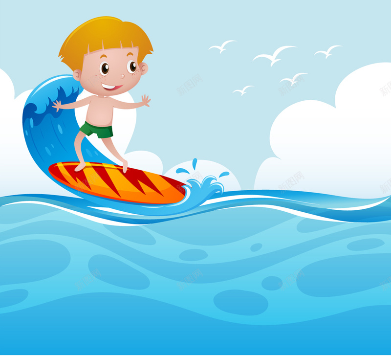 在海面上冲浪的男孩jpg设计背景_88icon https://88icon.com 冲浪 海面 男孩 蓝色 海 扁平 海报 背景 科技海报 渐变 卡通