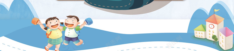 蓝色卡通开学季书包文具海报jpg设计背景_88icon https://88icon.com 书包 书包带 促销 公式 卡通 开学季 手绘 文具 文具海报 纸笔 蓝色