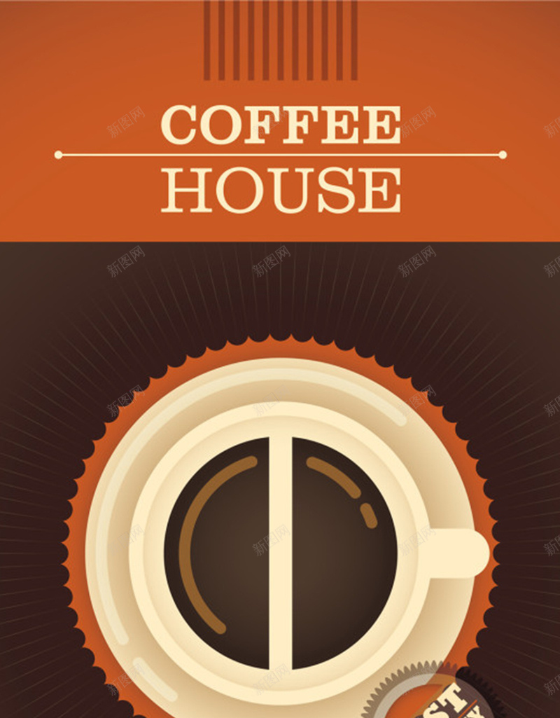 棕色咖啡图案咖啡厅宣传背景图jpg设计背景_88icon https://88icon.com 咖啡厅 咖啡杯 咖啡 文字 棕色 美味 扁平 渐变 几何