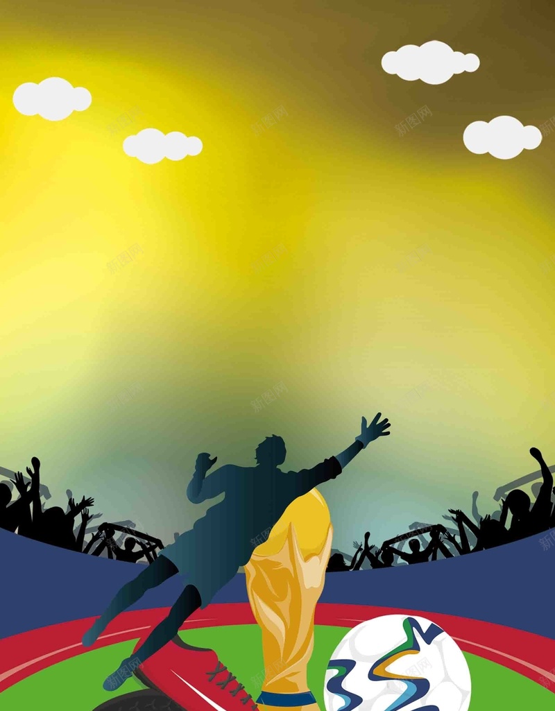 创意大气2018激情世界杯海报jpg设计背景_88icon https://88icon.com 2018世界杯 俄罗斯世界杯 青春梦想 世界杯 足球赛 激情世界杯 嘉年华 足球季 世界杯海报 球赛