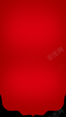 红色背景上的图案H5素材背景