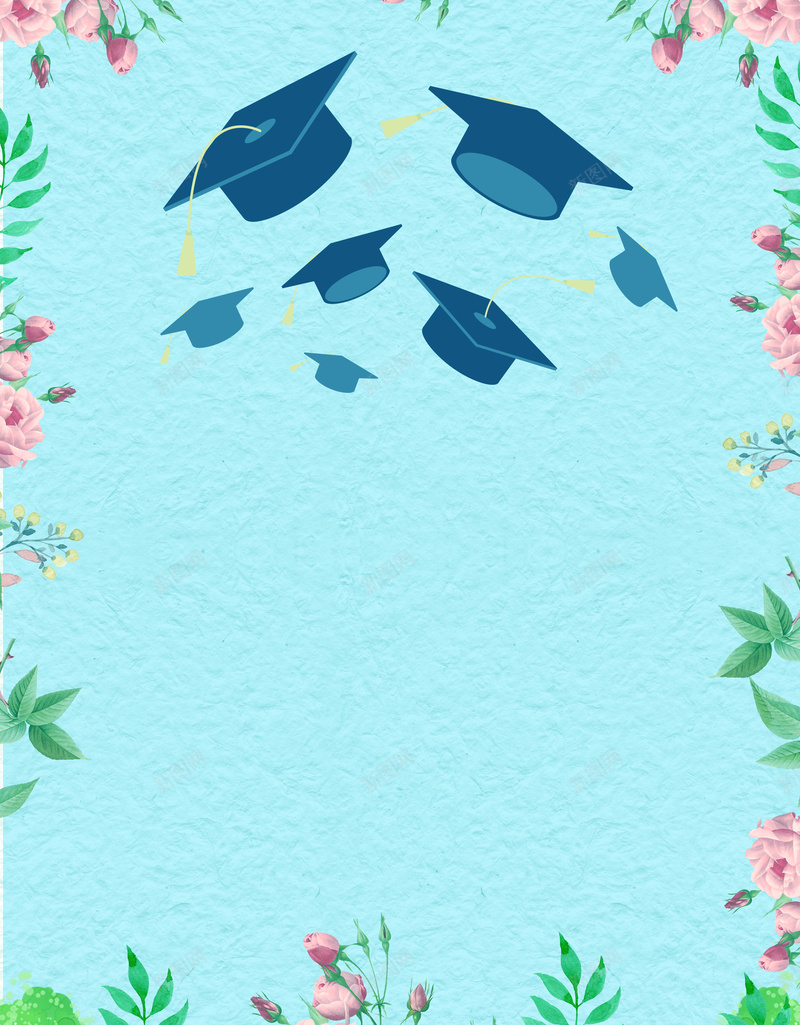 清新毕业季海报素材psd设计背景_88icon https://88icon.com 毕业典礼展板 我们毕业啦 匆匆那年 致青春 开学 毕业照 同学录 毕业旅行 毕业海报 毕业礼 校友会