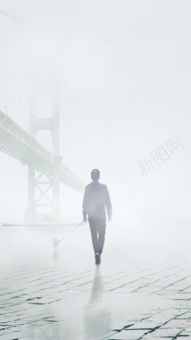 旧金山雾背景