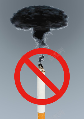 禁烟海报背景素材背景