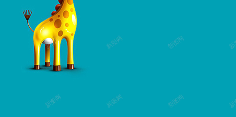 可爱长颈鹿H5背景jpg设计背景_88icon https://88icon.com 可爱 长颈鹿 青蓝色 简约 卡通 H5背景 童趣 手绘