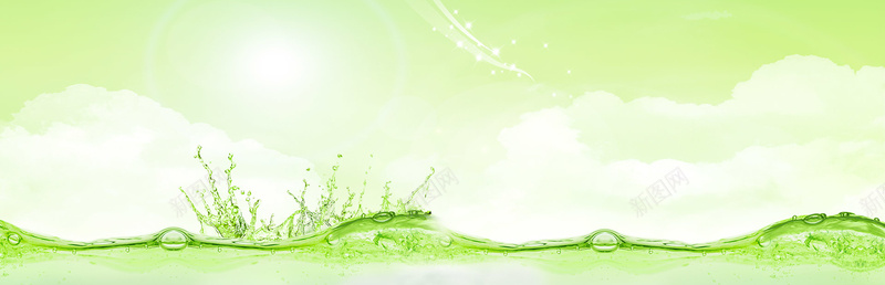 绿色水纹背景图背景