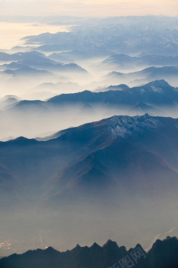 大气山峰H5背景背景