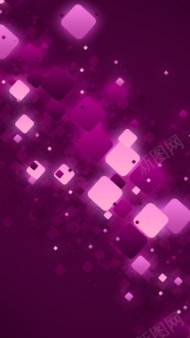 紫色浪漫格子h5背景背景