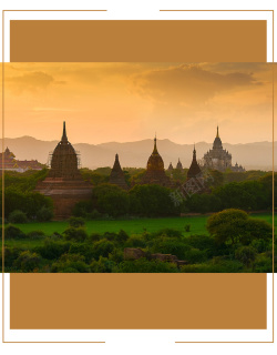 小清新信号塔缅甸风景高清图片