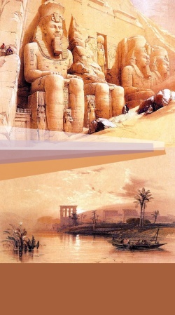 埃及文明埃及旅游宣传海报背景模板高清图片