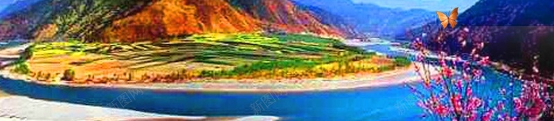 蓝色渐变香格里拉旅游海报背景素材psd设计背景_88icon https://88icon.com 香格里拉 人间天堂 少数民族 雪山 海报背景 云南高原 香格里拉风情 云南风光 旅游广告 欢乐