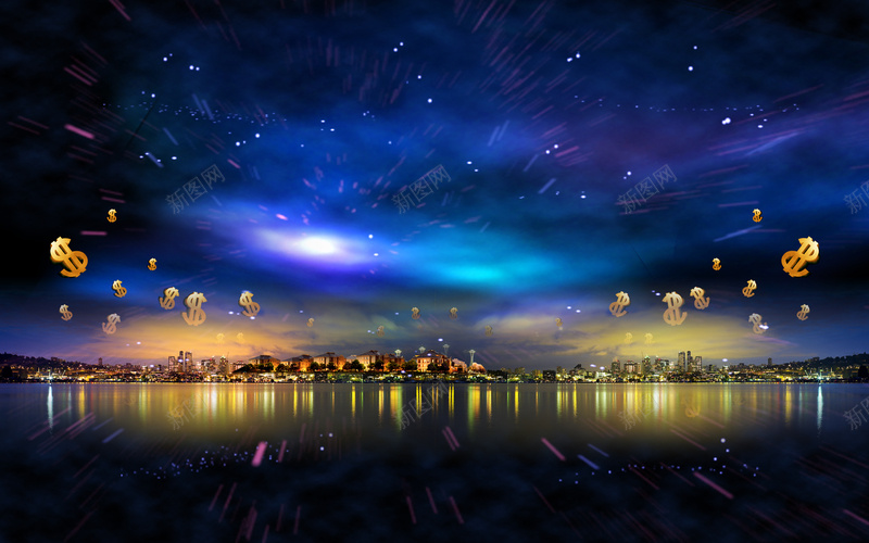 夜色星空背景素材jpg设计背景_88icon https://88icon.com 夜景 夜色 天空 星空 风景 建筑 城市 背景素材