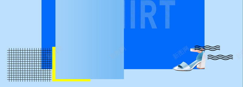 秋季女鞋上市几何蓝色色块背景psd设计背景_88icon https://88icon.com 秋天 秋季上新 换装 秋季促销 秋季女装上新 秋季海报 首页海报 新品海报 秋装上新 促销海报 时尚