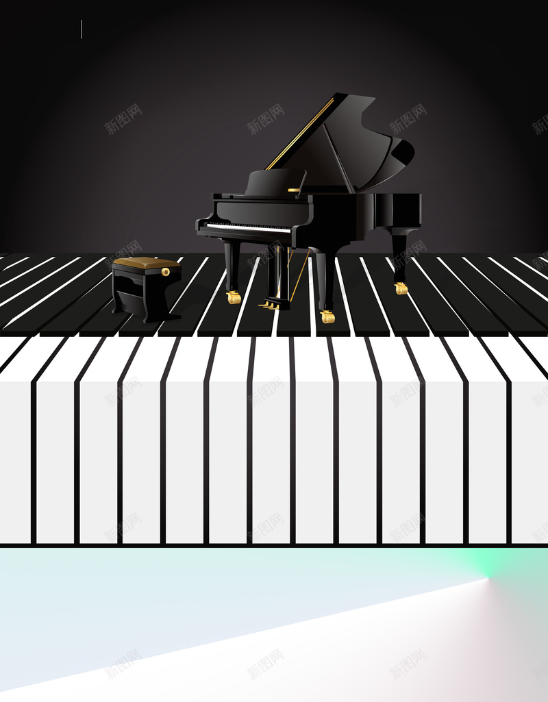 黑白创意钢琴培训广告模板海报背景素材psd设计背景_88icon https://88icon.com 钢琴乐器 钢琴培训 钢琴海报 音乐学校 黑白创意 少儿成人钢琴 钢琴招生 广告设计 海报背景 欢乐