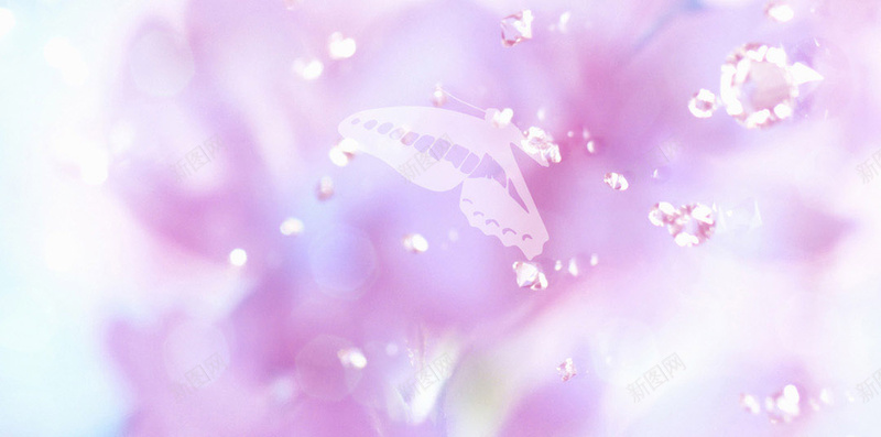 粉紫色花卉H5背景jpg设计背景_88icon https://88icon.com 粉紫色 女装 梦幻 浪漫 花卉 H5背景 H5 h5