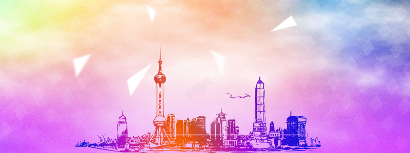 紫色艳丽活动科幻宣传背景jpg设计背景_88icon https://88icon.com 天空 房子 素描 紫色 铁塔 三角形 梦幻 宣传 宣传背景 科幻背景