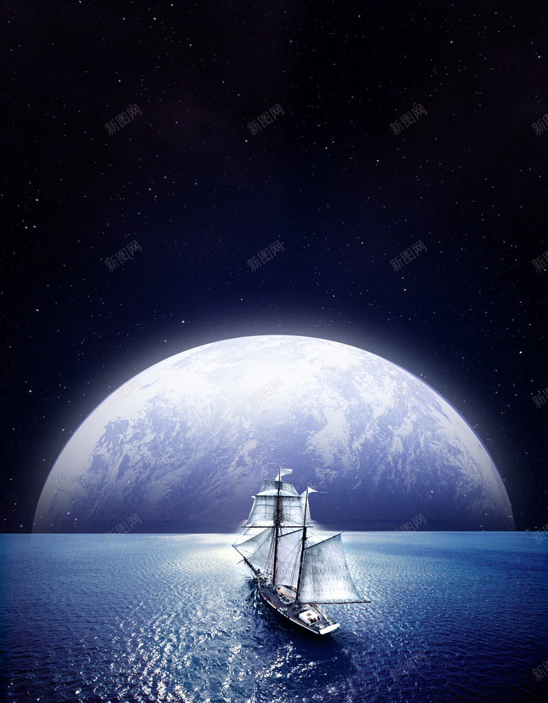 船月球海报背景素材psd设计背景_88icon https://88icon.com 月球素材 海报素材 背景海报 素材 背景 素材背景 背景素材 海报