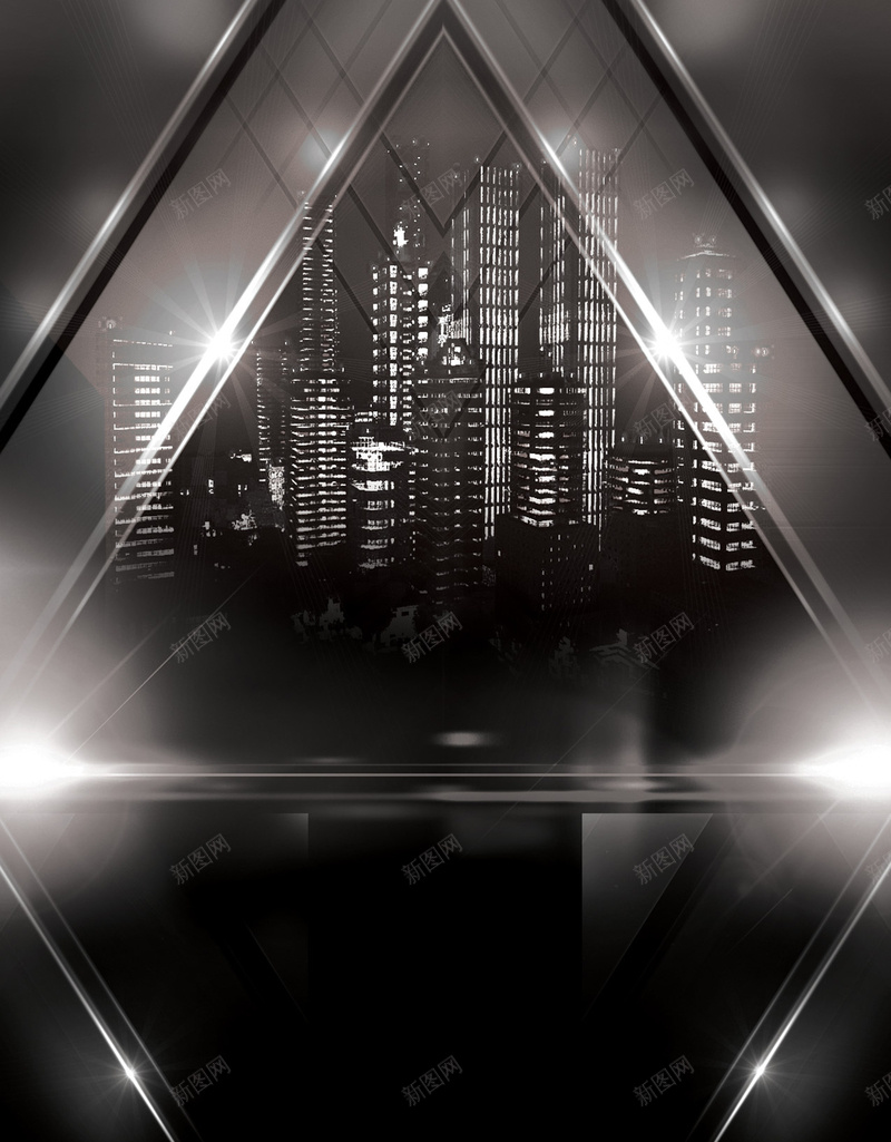 几何炫酷城市背景图psd设计背景_88icon https://88icon.com 海报 黑色 炫酷 城市 科技 科技感 科技风 高科技 科幻 商务