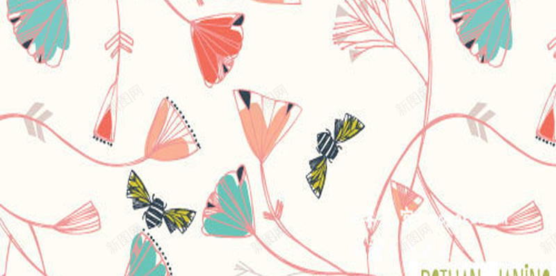 小清新H5背景素材jpg设计背景_88icon https://88icon.com 碎花图案 小清新 文艺 碎花 简约