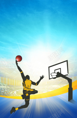 篮球跨度海报背景背景