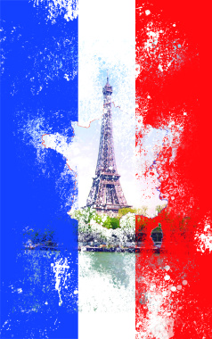 巴黎铁塔背景素材背景