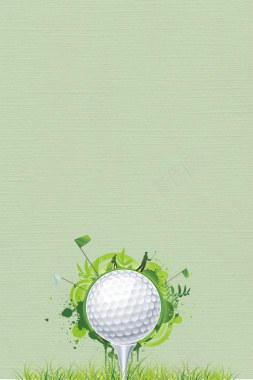 高尔夫球赛海报背景素材背景