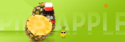 水果品尝美味菠萝蜜简约美食绿色背景高清图片