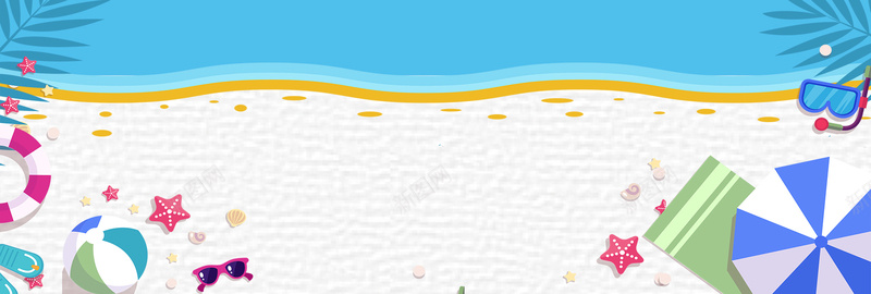 暑假旅行季可爱卡通海边bannerpsd设计背景_88icon https://88icon.com 暑假旅行季 暑假出游 暑期旅游 旅行 可爱 卡通 海边 遮阳伞