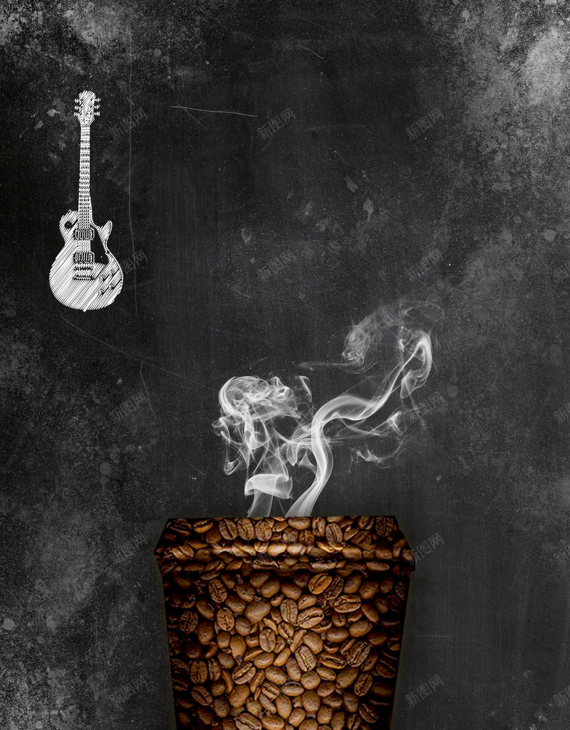 黑色大气咖啡热饮海报背景素材psd设计背景_88icon https://88icon.com 咖啡店 咖啡豆 咖啡 大气 黑色 烟雾 热饮 海报 背景 素材