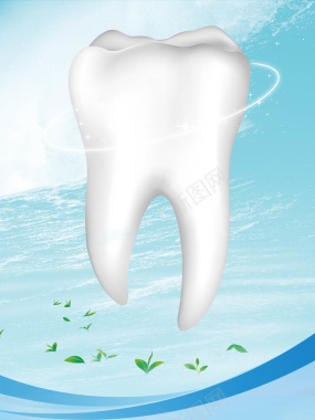 牙齿保健背景素材背景