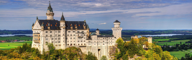 欧式城堡建筑背景背景