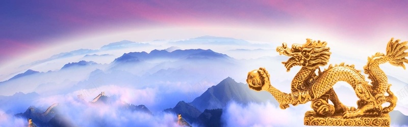 绚丽企业文化展板psd设计背景_88icon https://88icon.com 科技背景 龙 蓝色背景 海报banner 科技 科技感 科技风 高科技 中国风