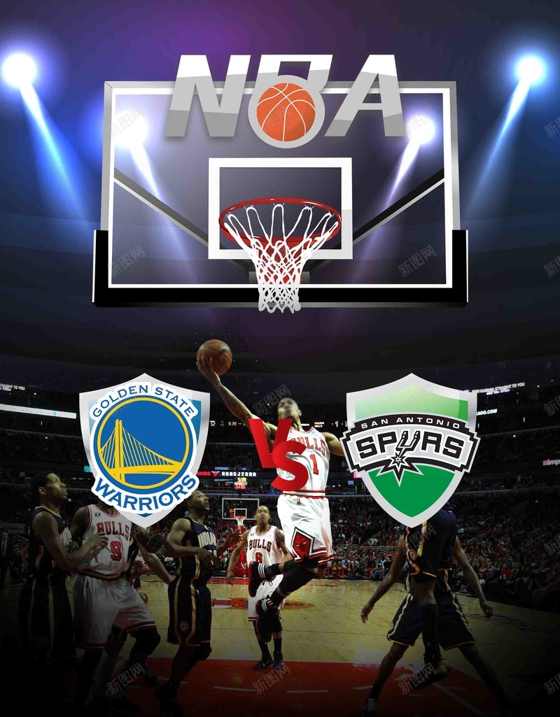 酷炫NBA篮球比赛宣传海报背景模板psd设计背景_88icon https://88icon.com 篮球比赛 职业联赛 背景模板 宣传 海报 酷炫NBA 活动