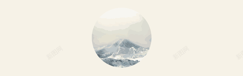 中国风圆形雪山背景jpg设计背景_88icon https://88icon.com 中国风 圆形 雪山 背景 意境 圆月 海报banner